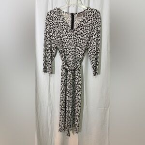 Chico's Monochrome Long Sleeve Dress